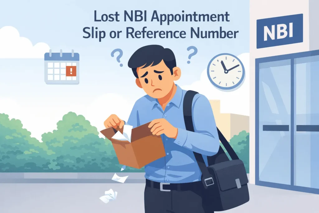 Lost NBI Appointment Slip or Reference Number