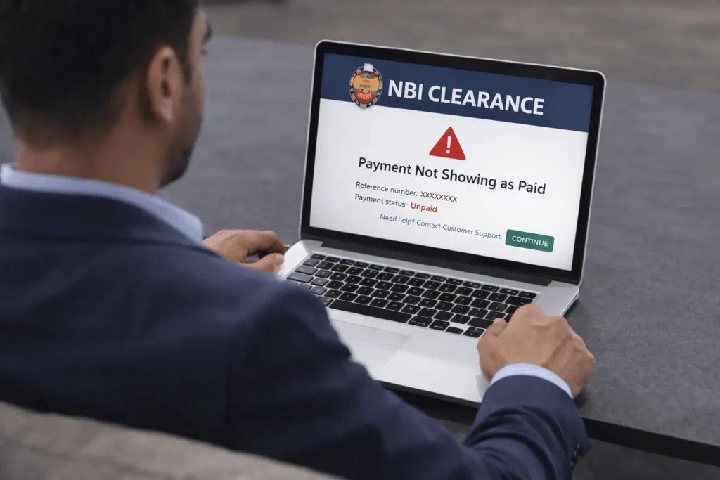 NBI Payment Not Showing as Paid