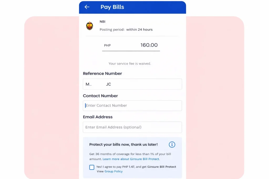 Enter the Required Details