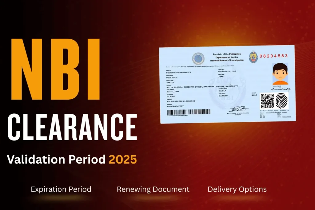 How long is NBI Clearance Validity