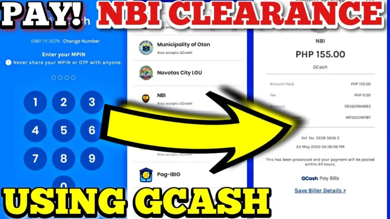 How to pay NBI Clearance using GCash