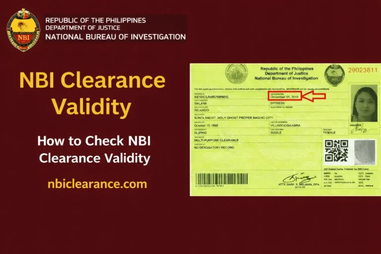 NBI Clearance Validity Philippines: All Cases 2026