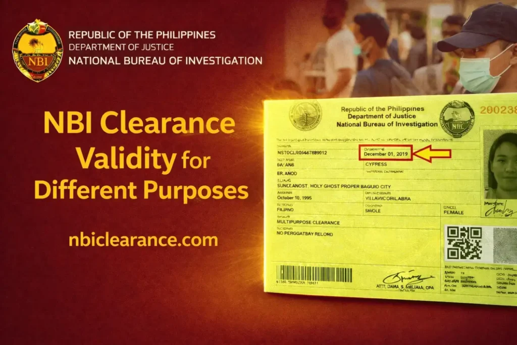 Validity of NBI Clearance Philippines for Different Purposes
