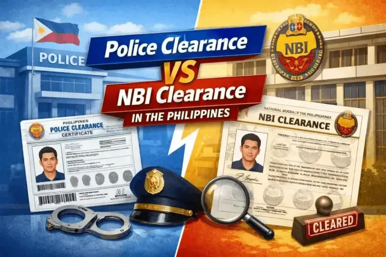 Police Clearance vs NBI Clearance