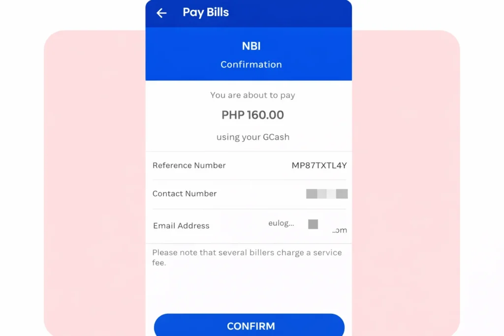 Pay NBI Clearance through GCash
