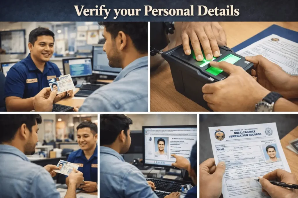 Verify your Personal Details