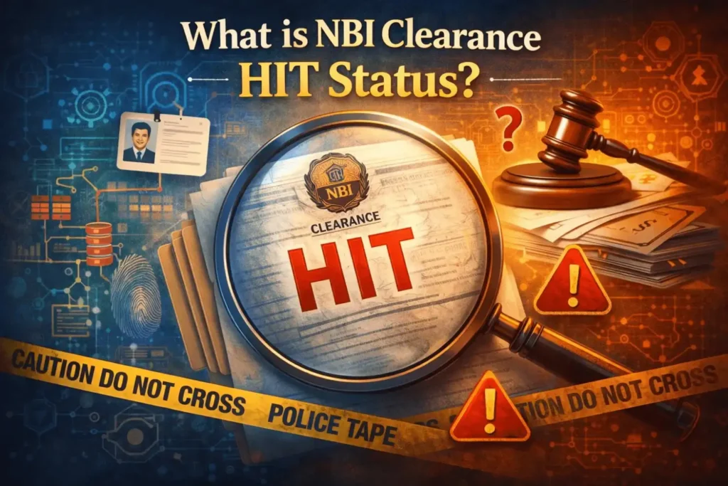 NBI Clearance HIT Meaning