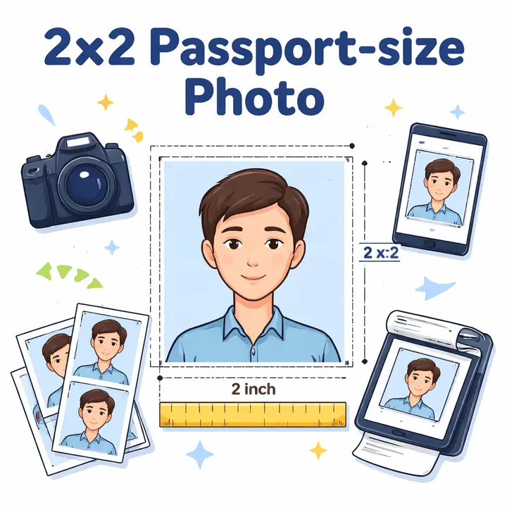 2×2 Passport-size Photo