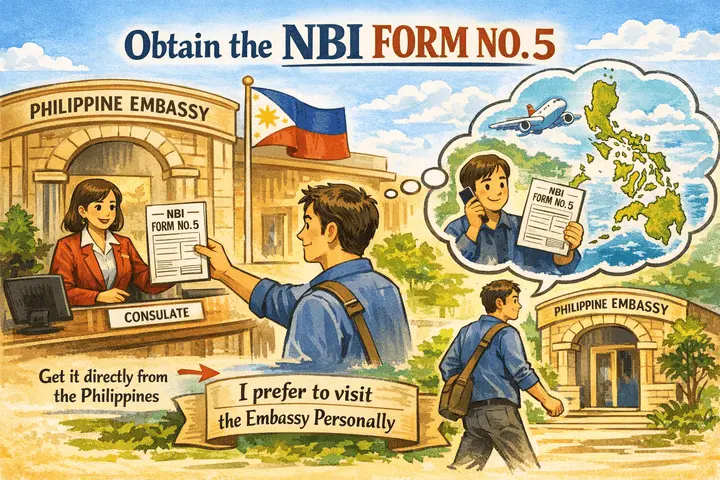 Obtain the NBI Form No. 5