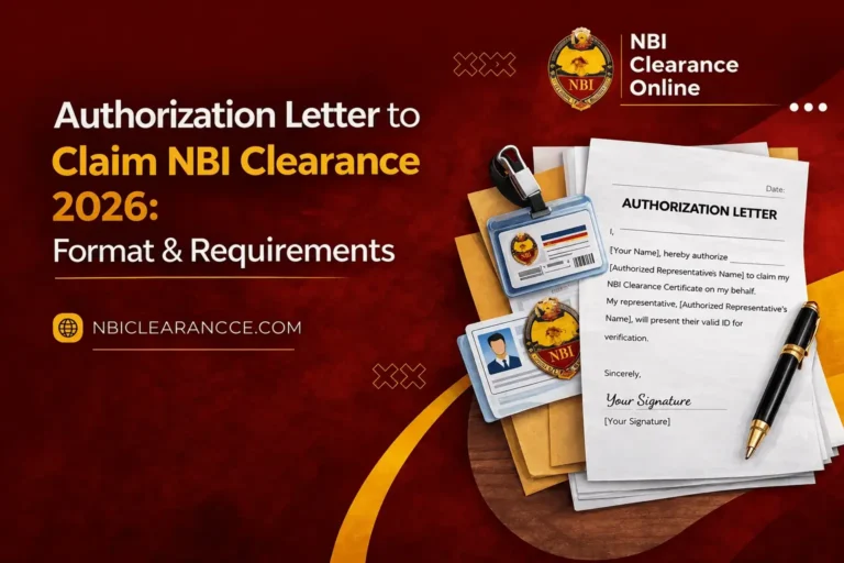 NBI Clearance Authorization Letter