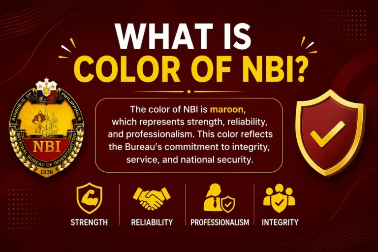 What is the Color of NBI for Abroad